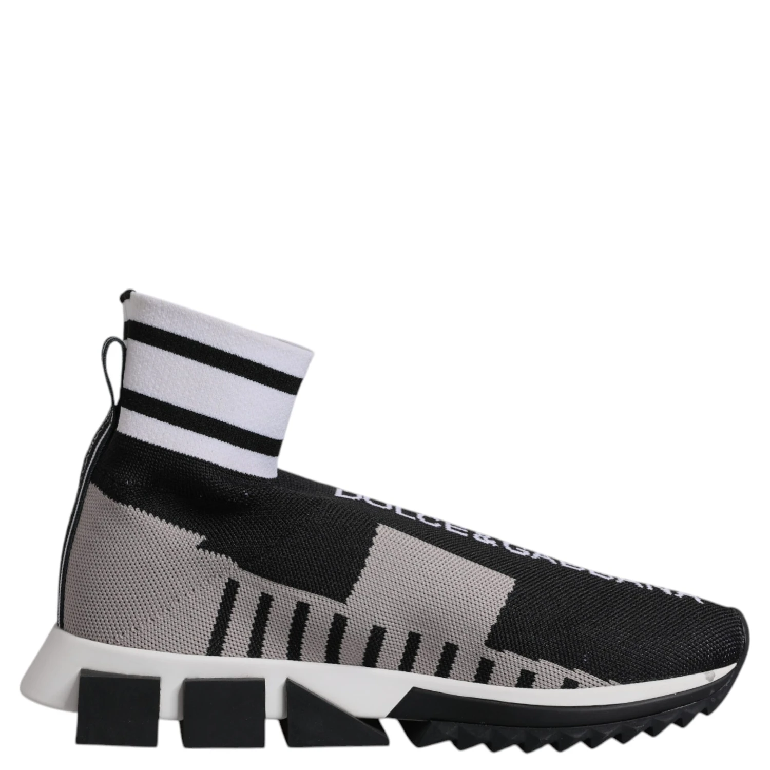 Black Gray Sorrento Socks Women Sneakers Shoes