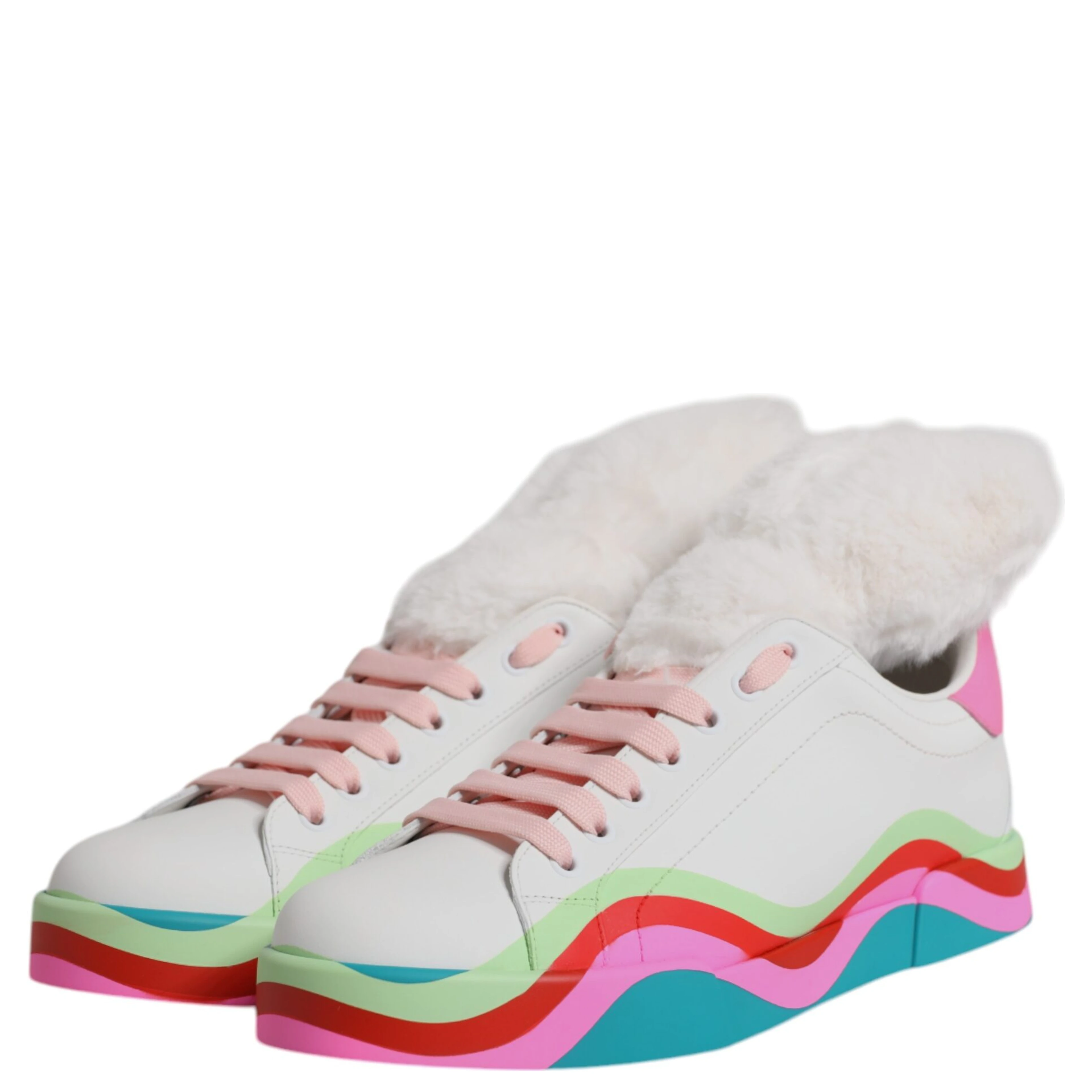 Multicolor Low Top Trainers Sneakers Shoes