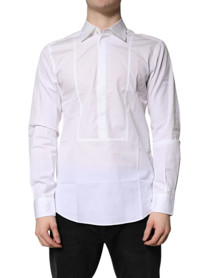 White Cotton Collared Dress Formal Shirt