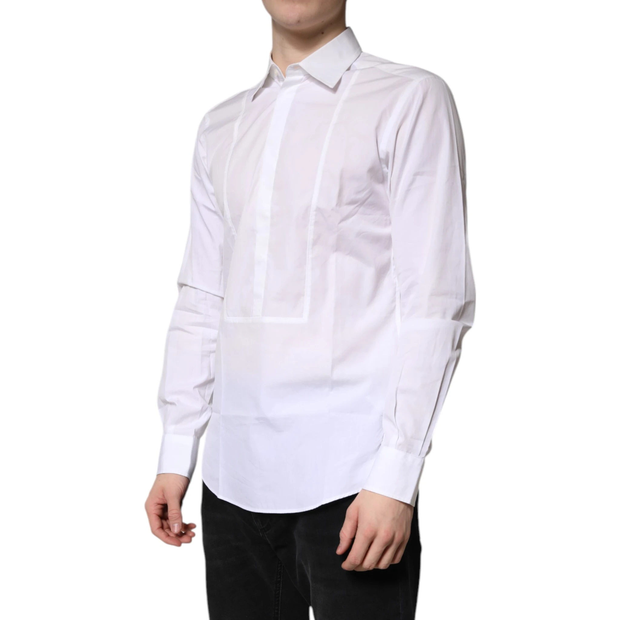 White Cotton Collared Dress Formal Shirt
