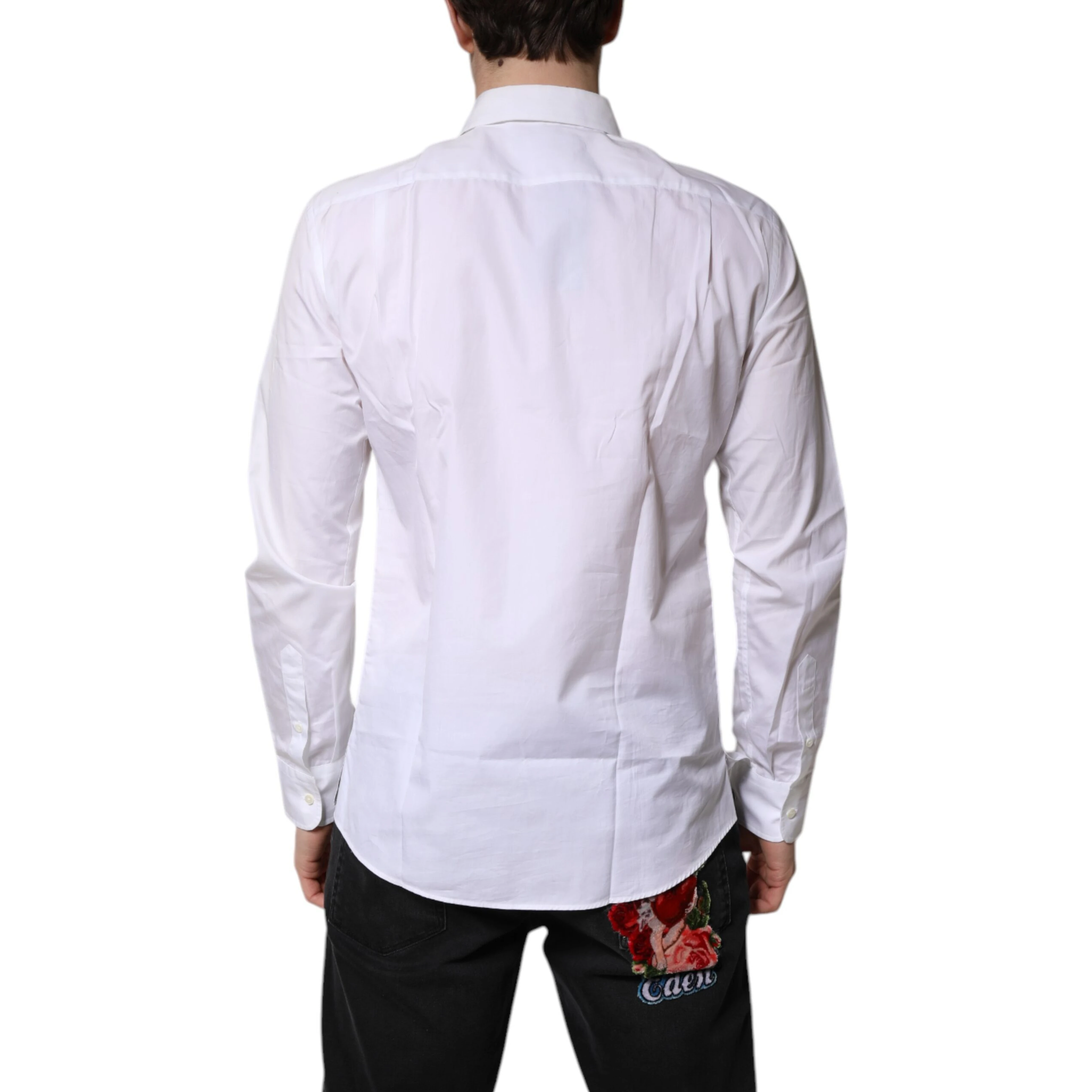 White Cotton Collared Dress Formal Shirt