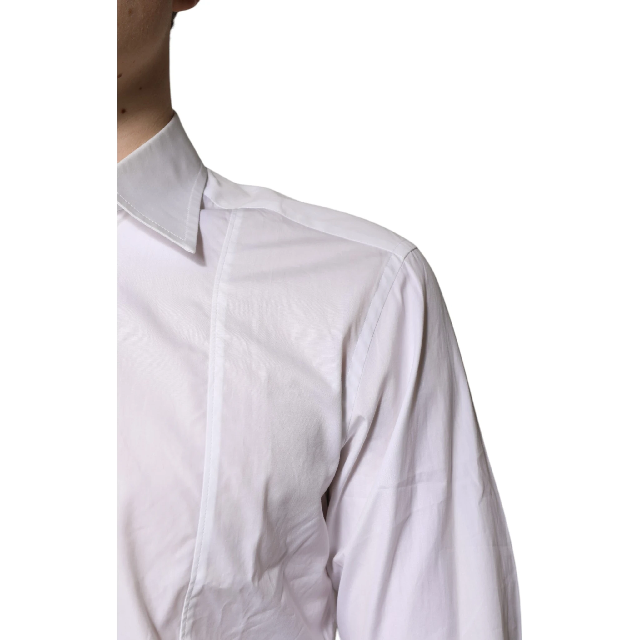White Cotton Collared Dress Formal Shirt