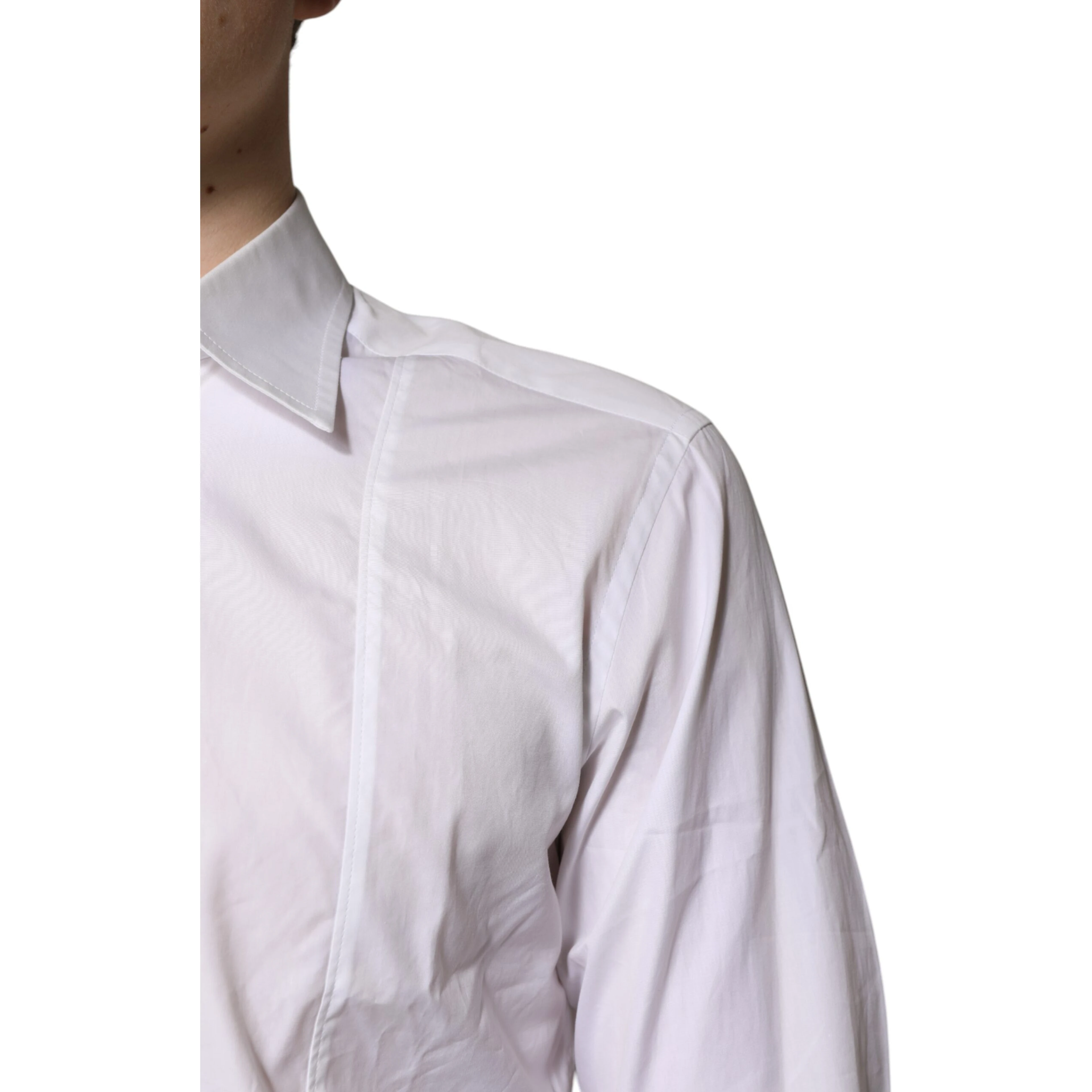 White Cotton Collared Dress Formal Shirt