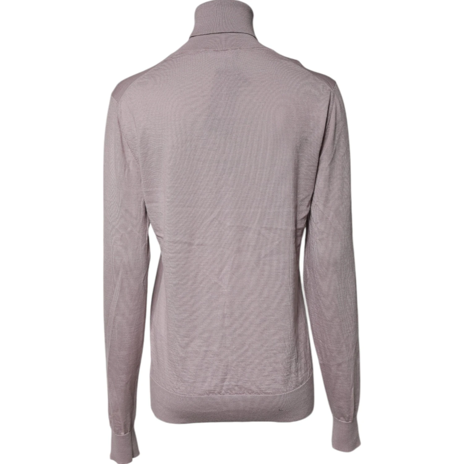 Brown Cashmere Turtleneck Pullover Sweater