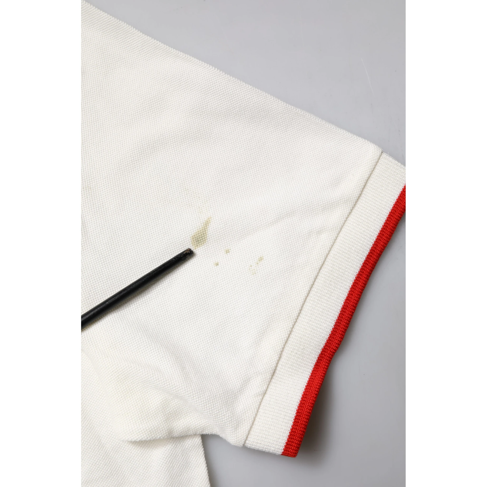 White Cotton Logo Collared Polo Men T-shirt
