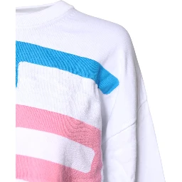 White Graphic Print Cotton Long Sleeves T-shirt