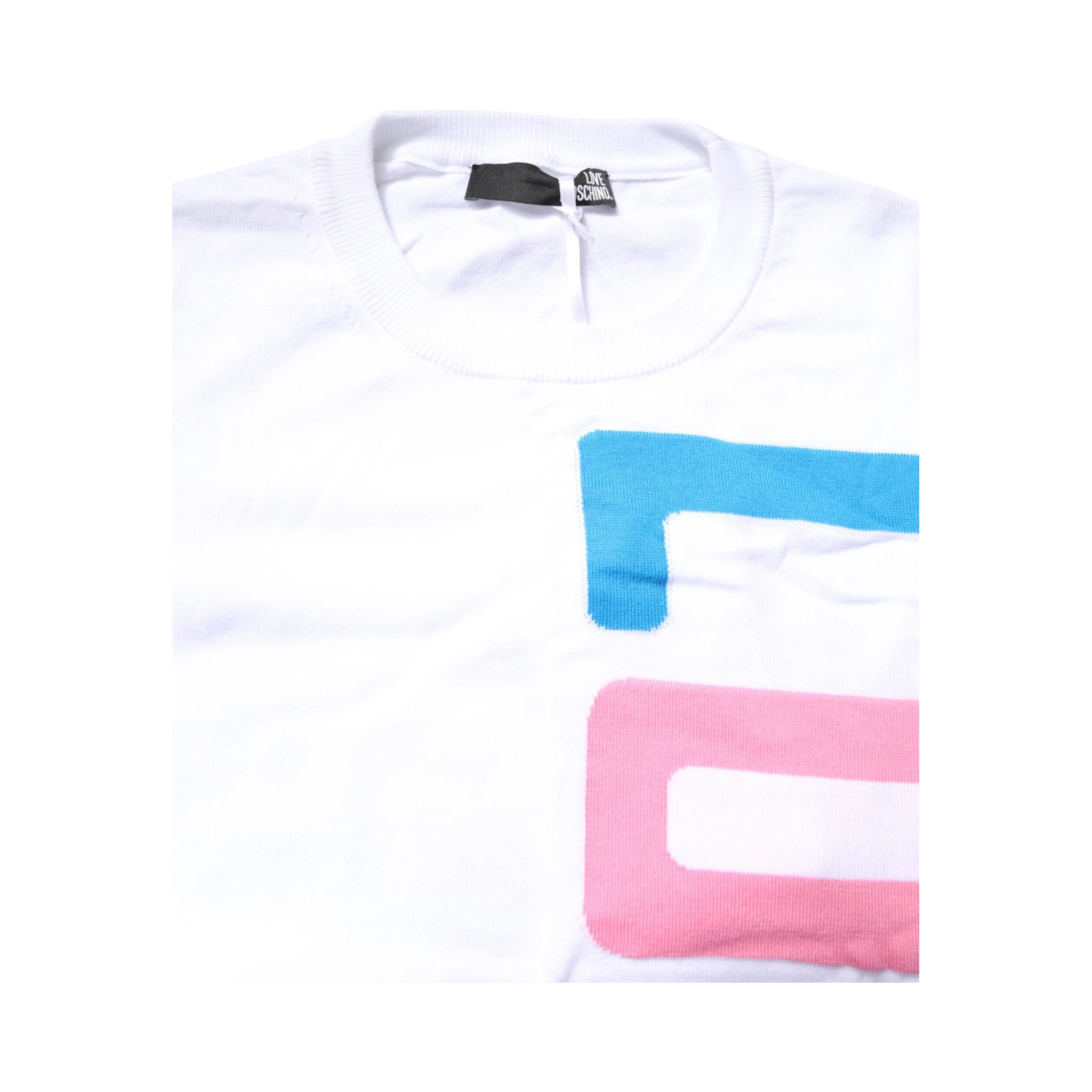 White Graphic Print Cotton Long Sleeves T-shirt