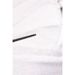 White Viscose Crew Neck Long Sleeves Pullover Sweater