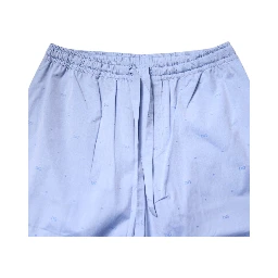 Light Blue DG Logo Cotton Men Pajama Set Sleepwear