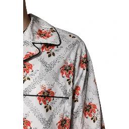 Multicolor Floral Print Cotton Pajama Set Sleepwear