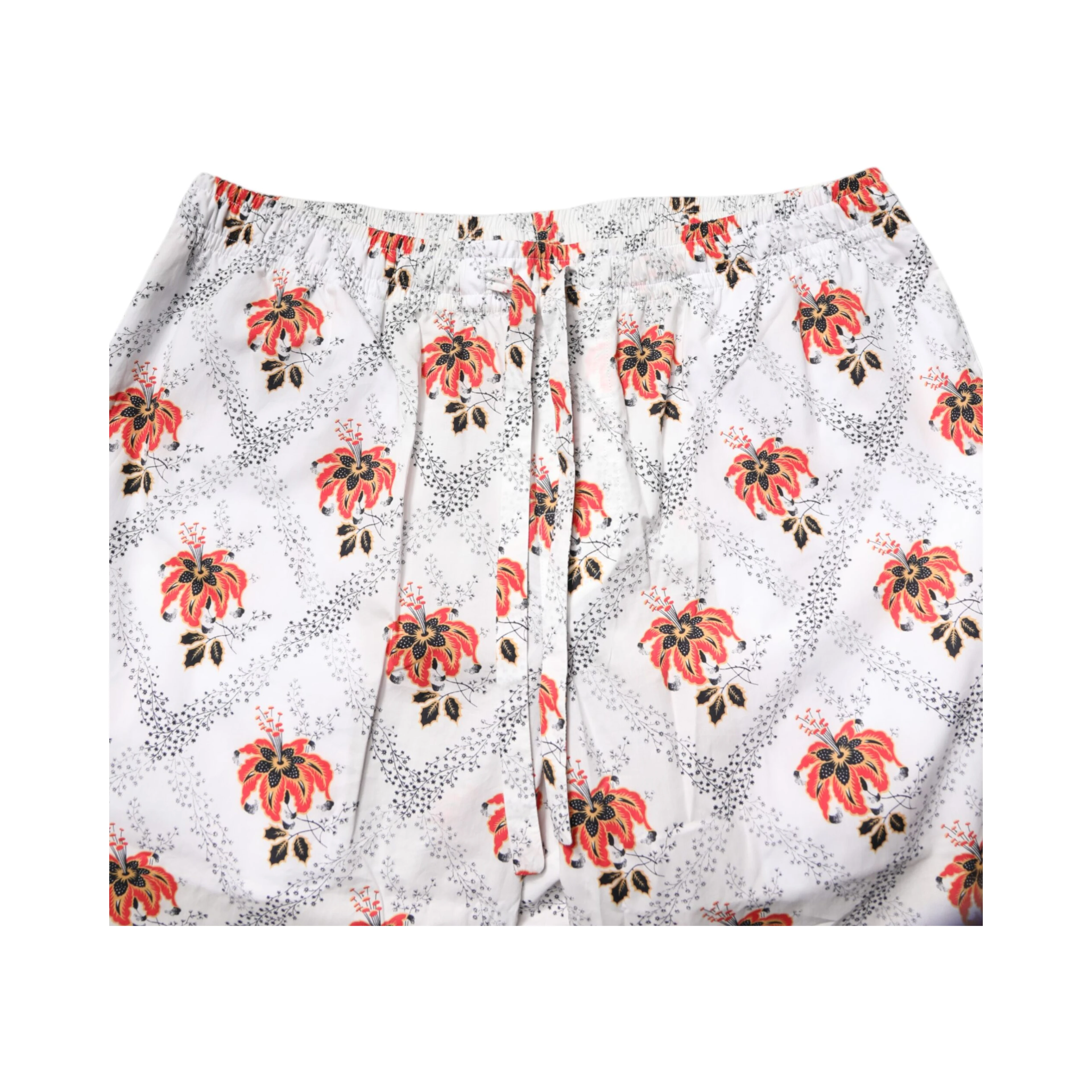 Multicolor Floral Print Cotton Pajama Set Sleepwear
