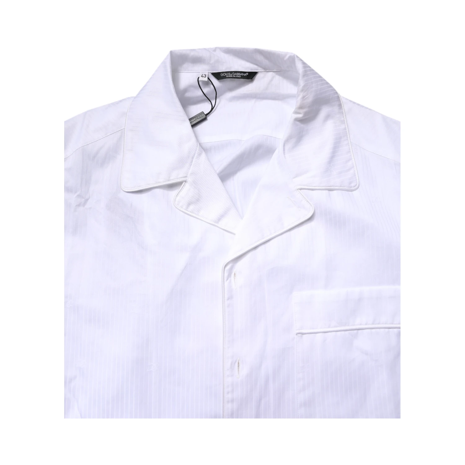 White Cotton Shirt Pants Pajama Set Sleepwear