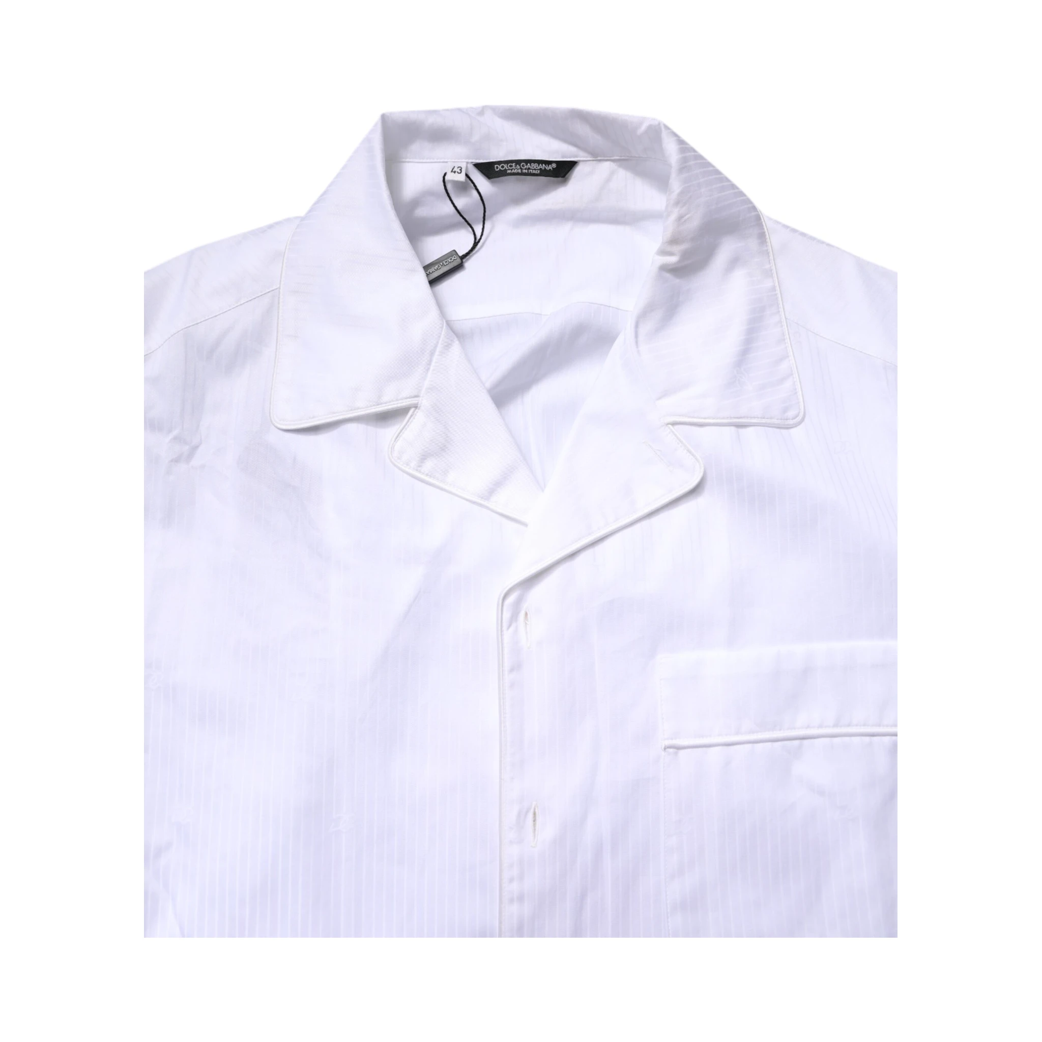 White Cotton Shirt Pants Pajama Set Sleepwear