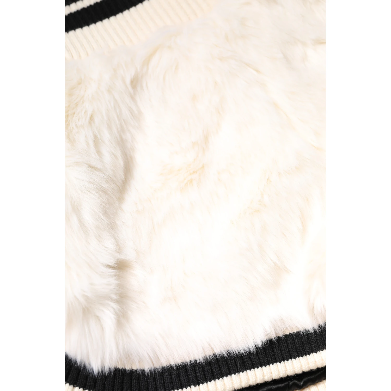 White Faux Fur High Waisted Hot Pants Short