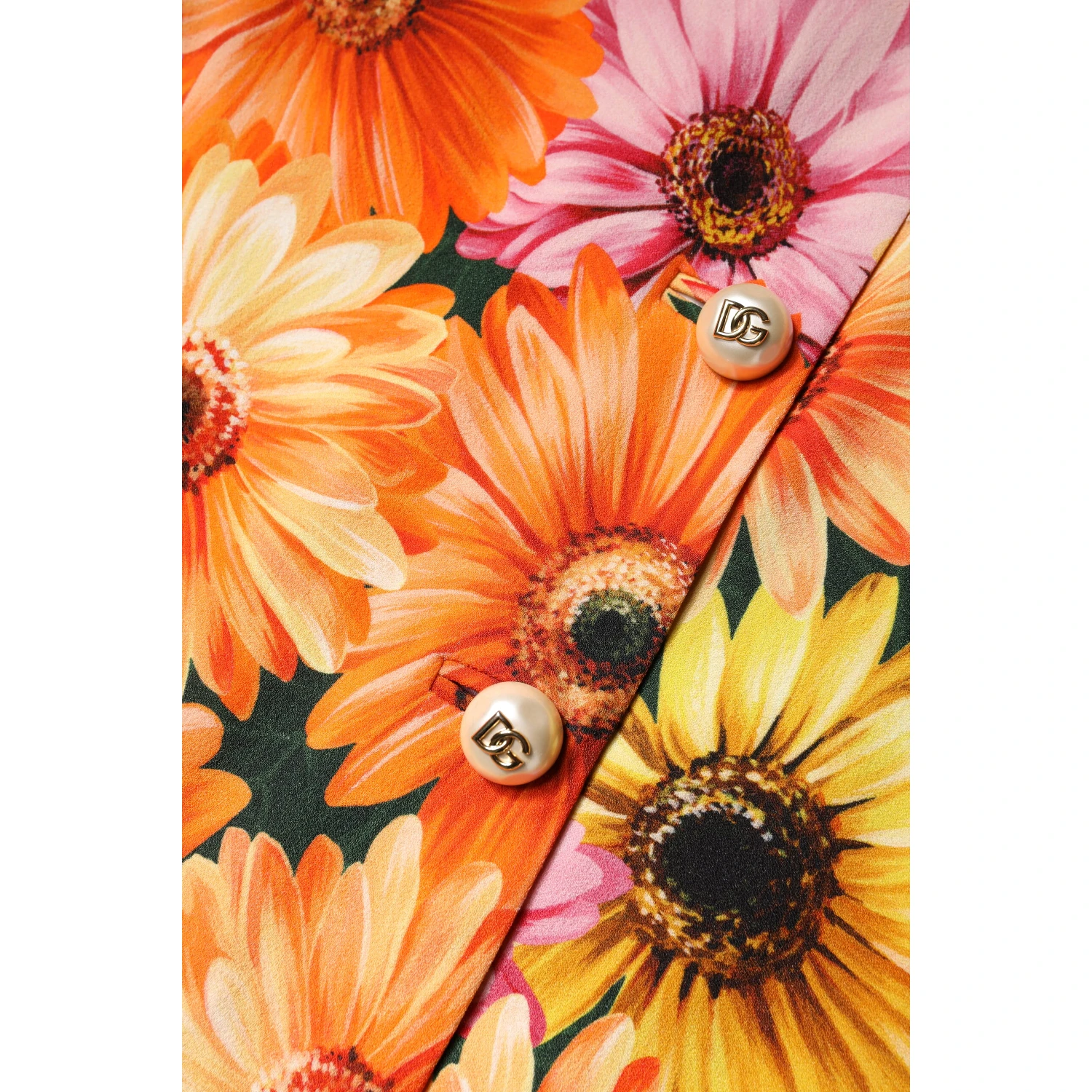 Multicolor Floral High Waist Mini Skirt