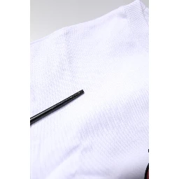 White Printed Cotton Crew Neck Tee T-shirt