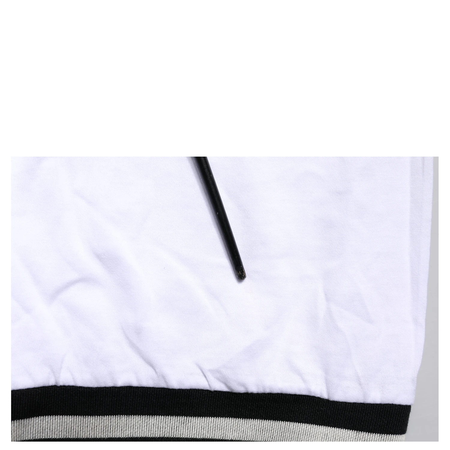 White Cotton DG Fashion Crew Neck Tee T-shirt