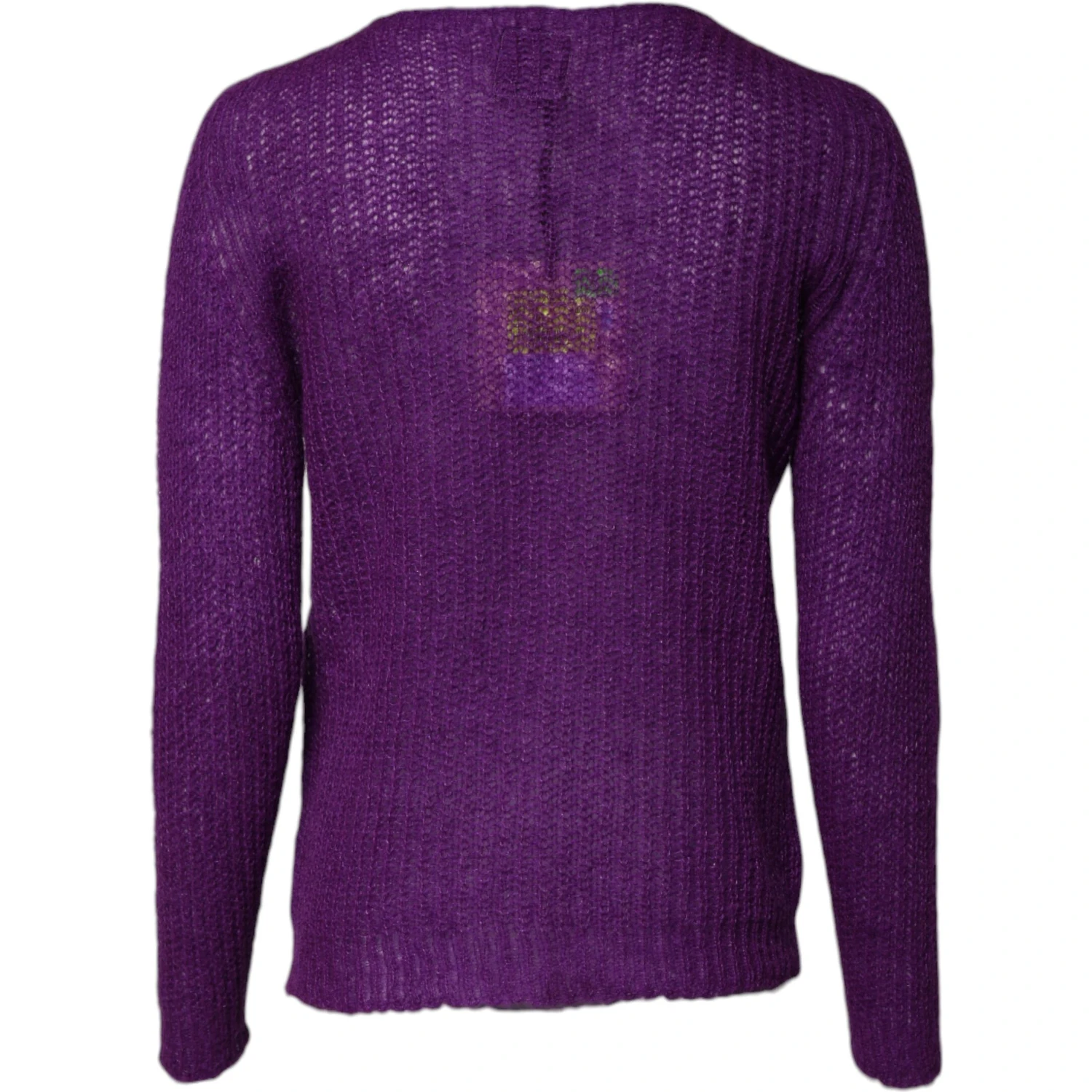Violet Knitted Long Sleeves Round Neck Sweater