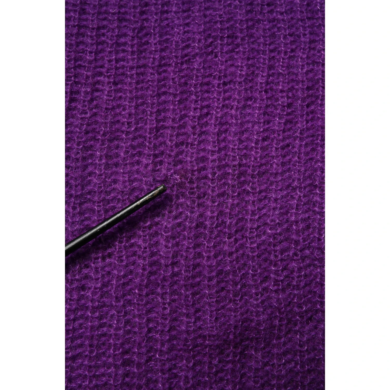 Violet Knitted Long Sleeves Round Neck Sweater