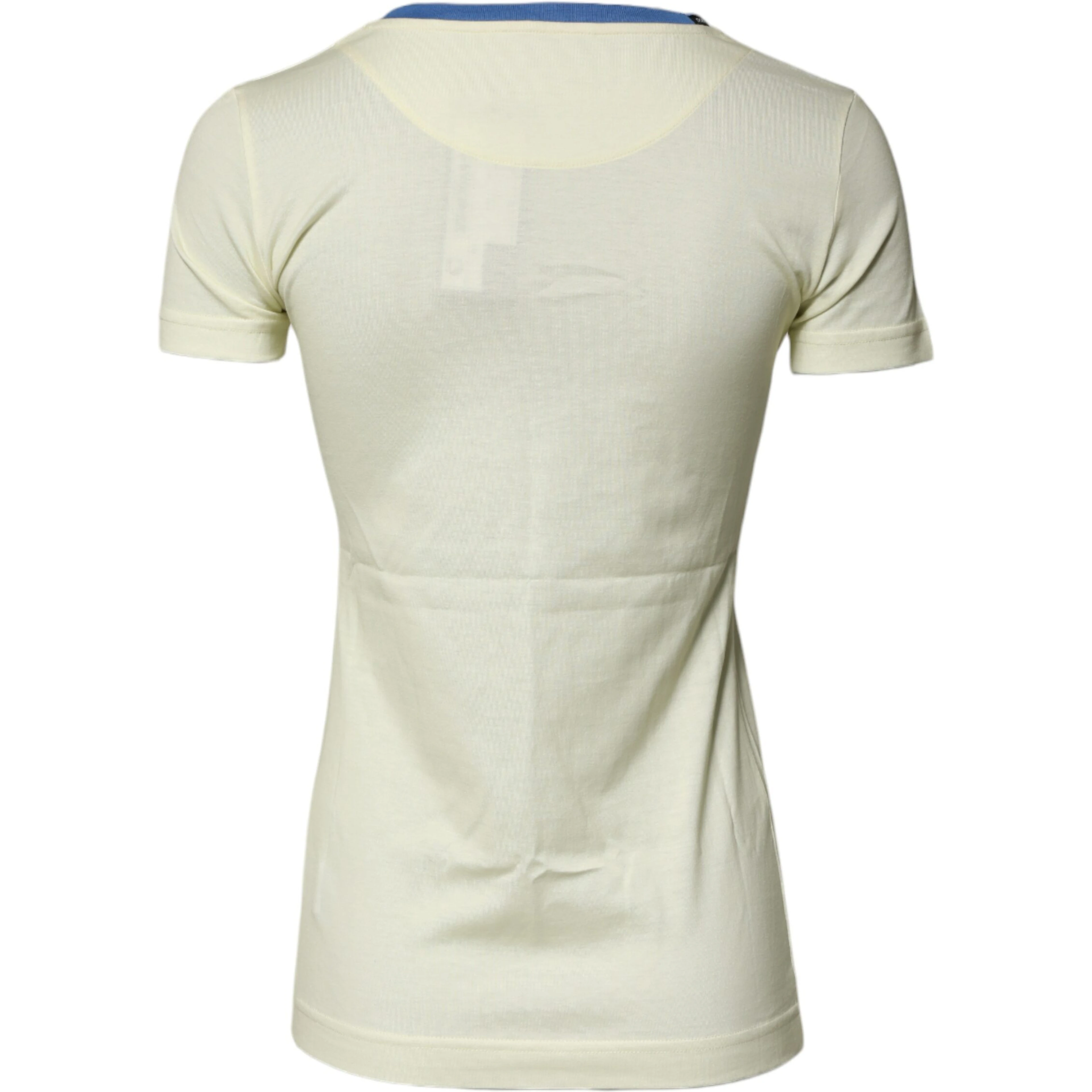 Light Yellow Cotton Short Sleeve T-shirt