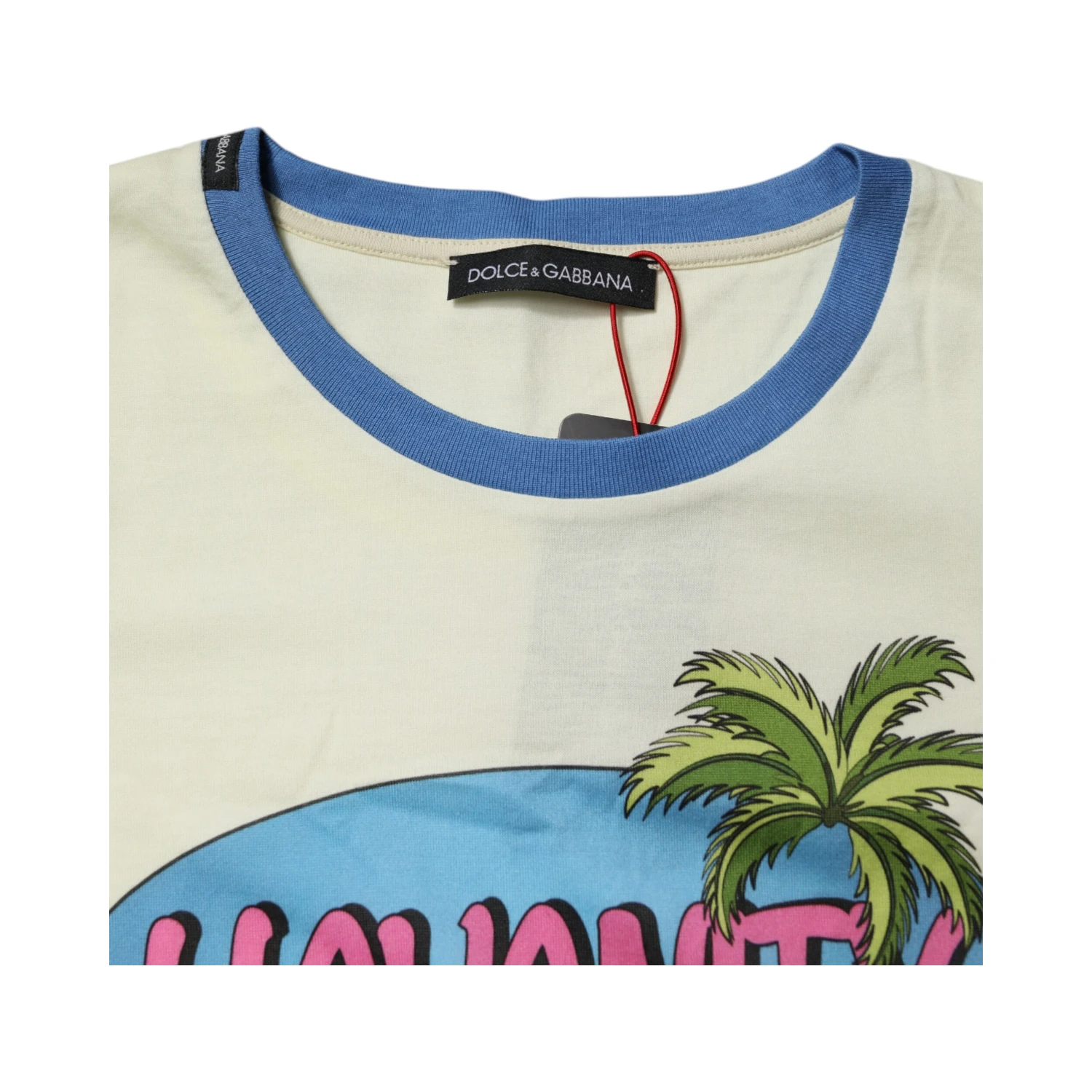 Light Yellow Cotton Short Sleeve T-shirt