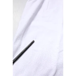 White Cotton Anchor Chain Embroidery Tank Top
