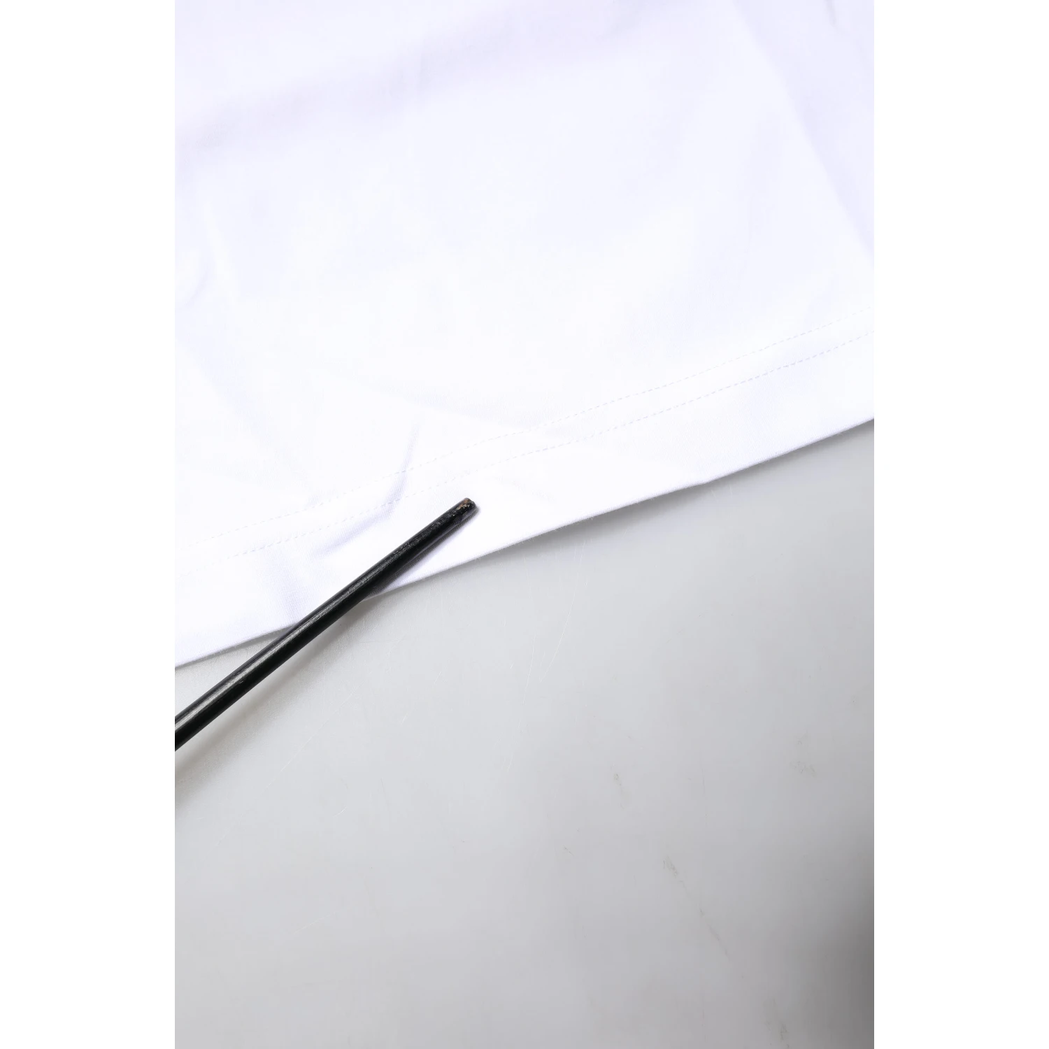White Bellissima Cotton Crew Neck T-shirt