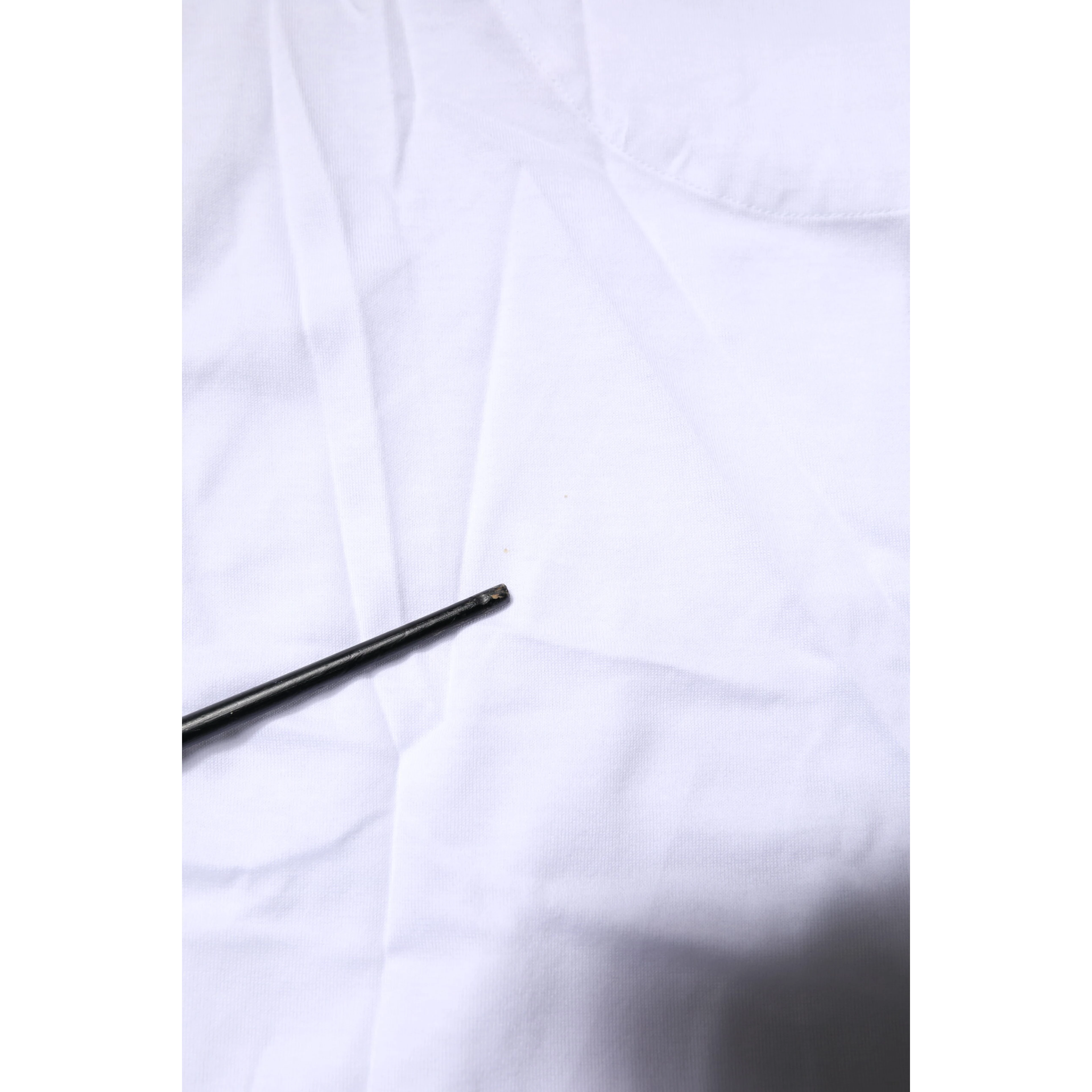 White Cotton Sleeveless Printed Tank T-shirt
