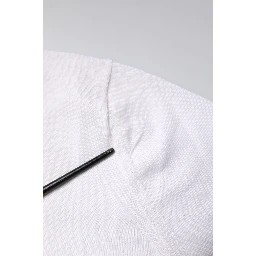 Cream Cashmere Knit Cropped Cardigan Sweater