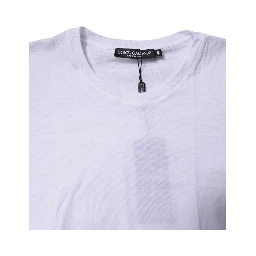White Cotton Sleeveless Round Neck Tank Top