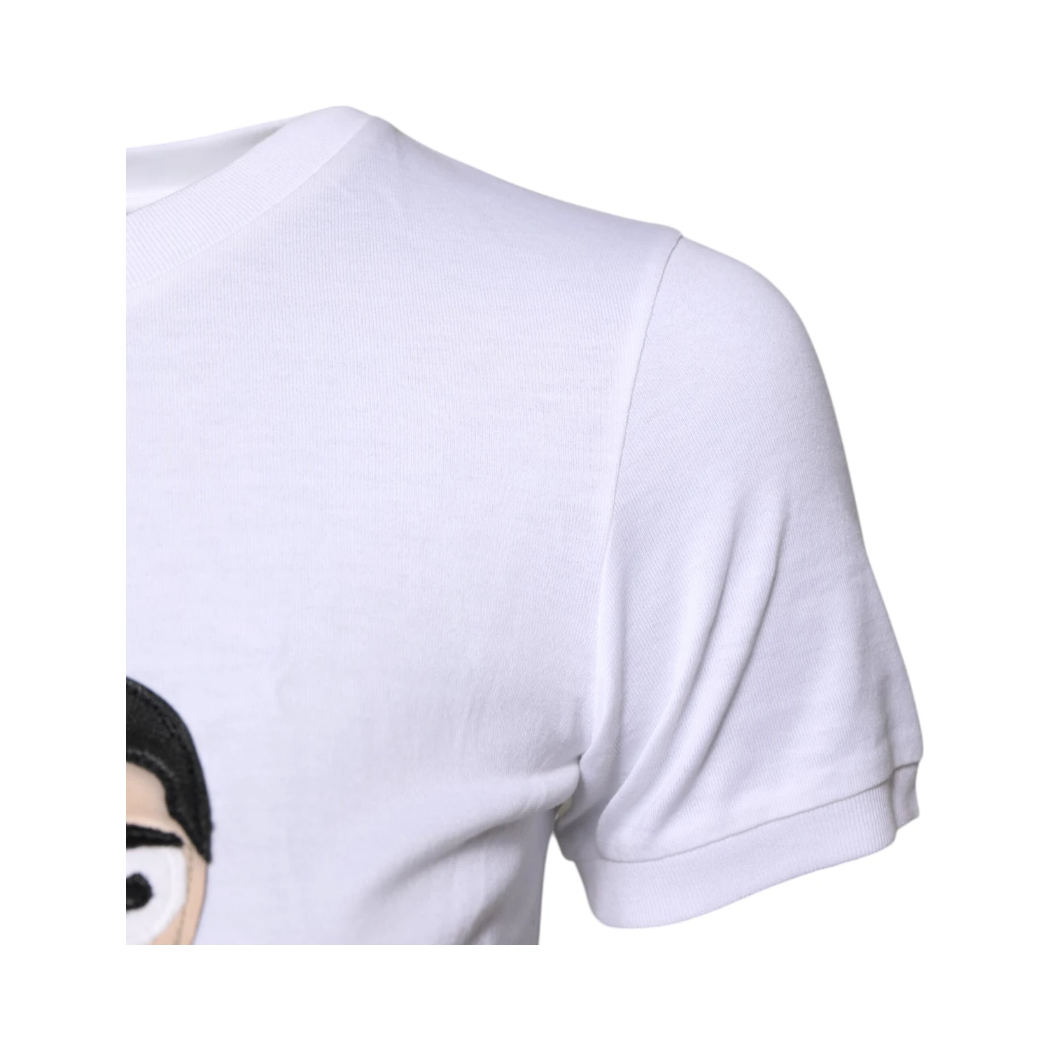 White Cotton #DGFAMILY Embroidery T-shirt