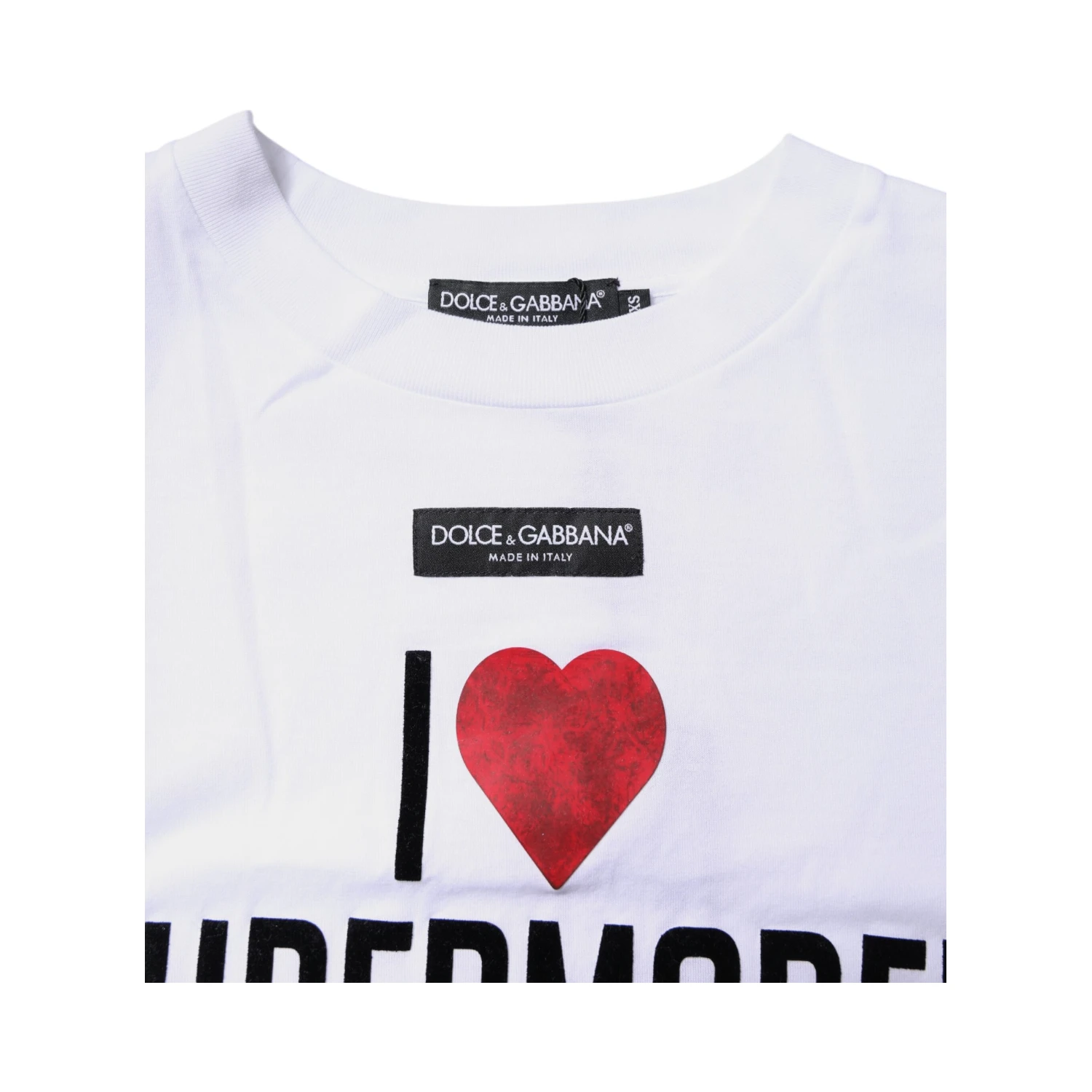 White Printed Round Neck Top Cotton T-shirt