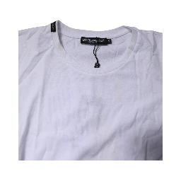 White Short Sleeves Round Neck Top T-shirt