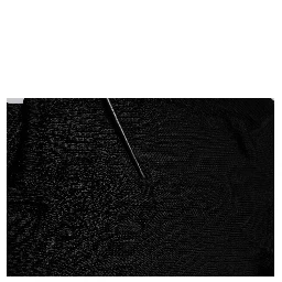 Black Knit Long Sleeves Turtleneck Slim Top