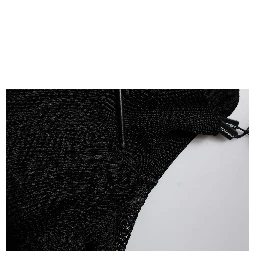 Black Knit Long Sleeves Turtleneck Slim Top