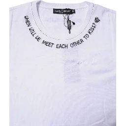 White Cotton Sleeveless Printed Tank T-shirt