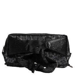Black Gray Leopard DG Logo Belt Waist Fanny Pack Bag