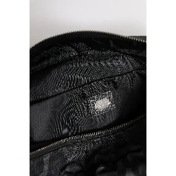 Black Gray Leopard DG Logo Belt Waist Fanny Pack Bag