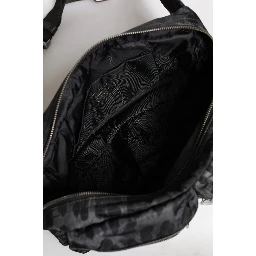 Black Gray Leopard DG Logo Belt Waist Fanny Pack Bag