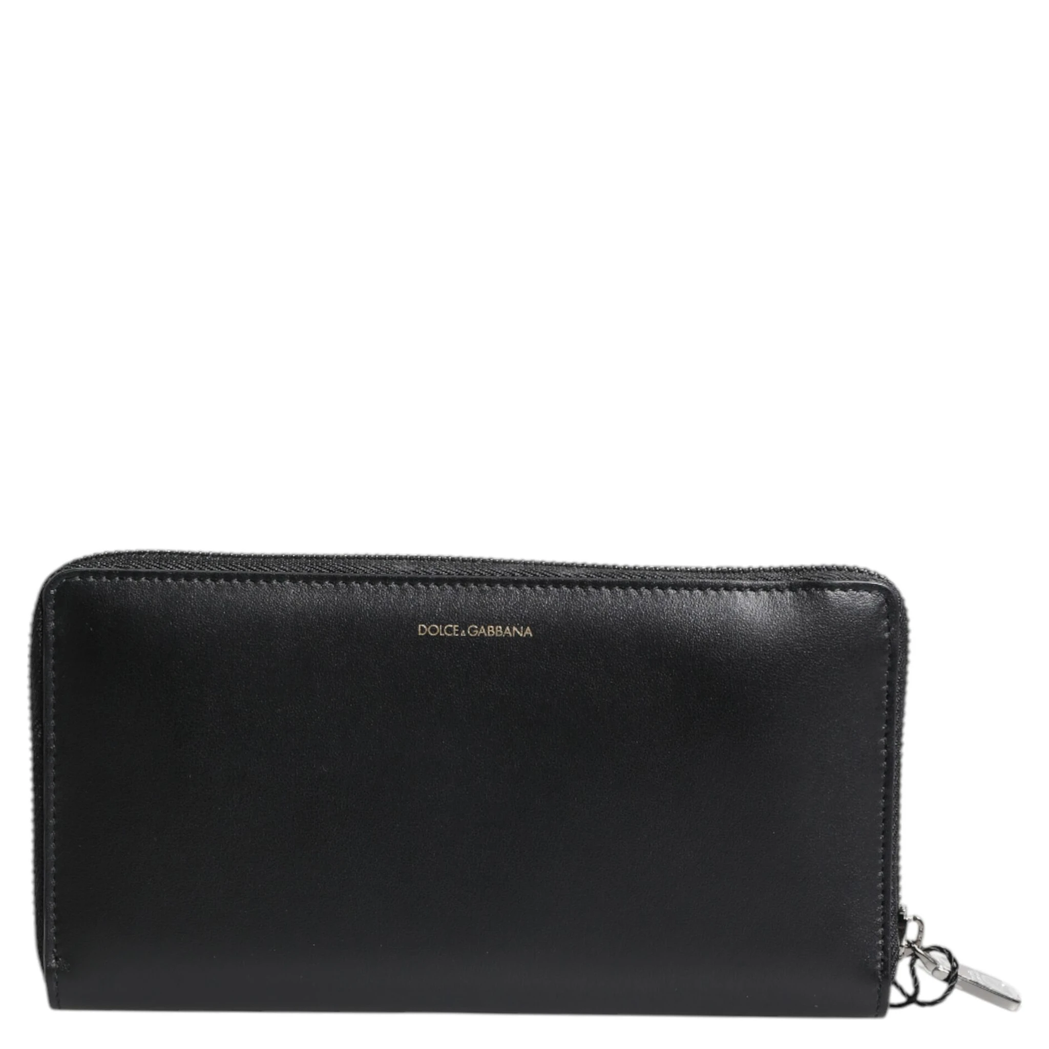 Black Blue Exotic Leather Embossed Continental Wallet