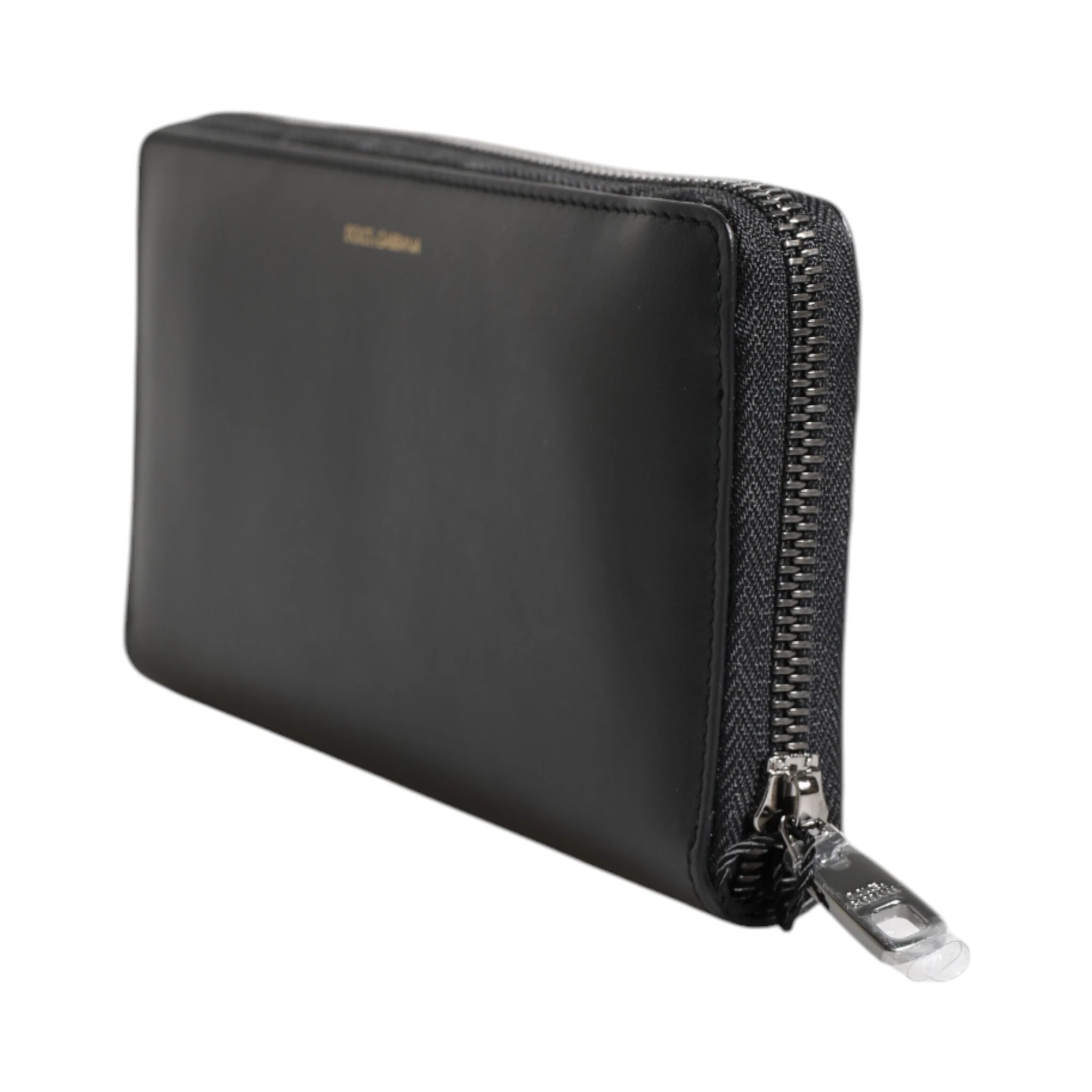 Black Blue Exotic Leather Embossed Continental Wallet