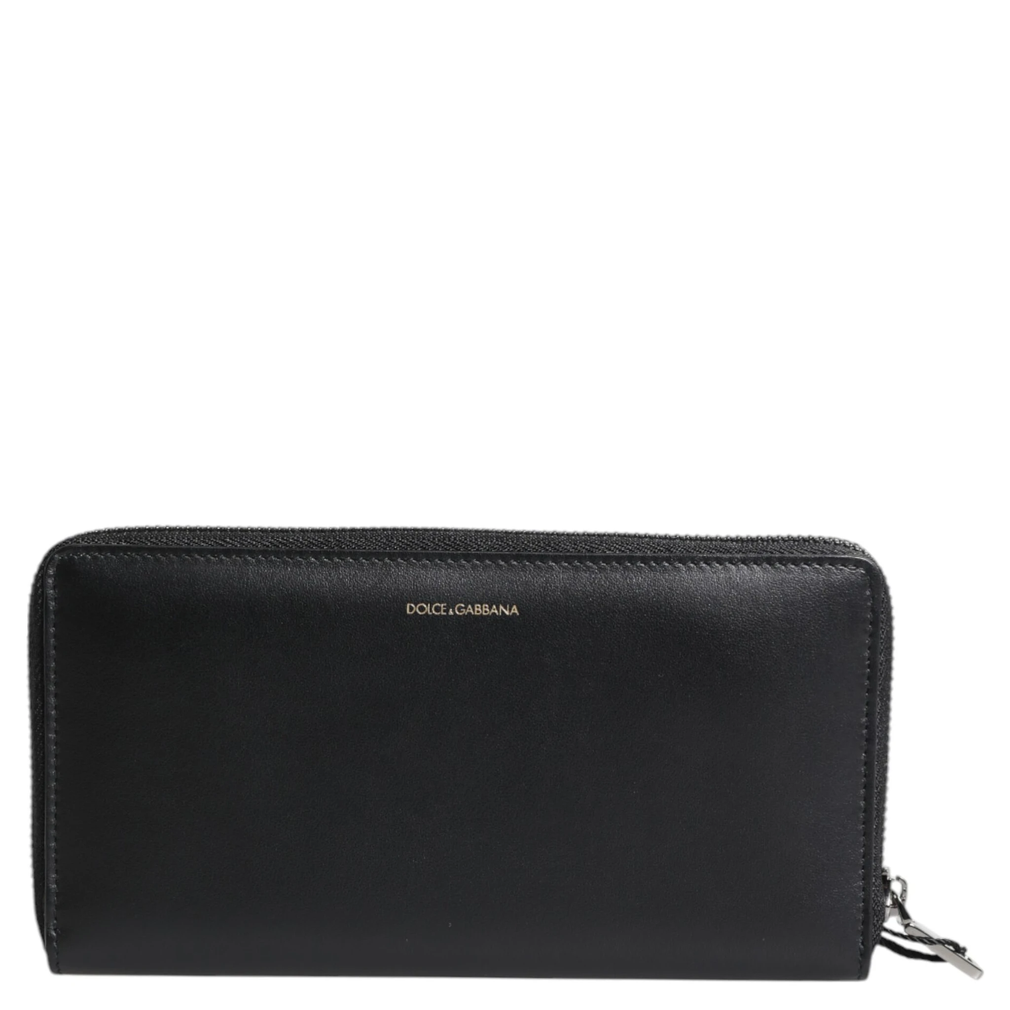 Black Blue Exotic Leather Embossed Continental Wallet
