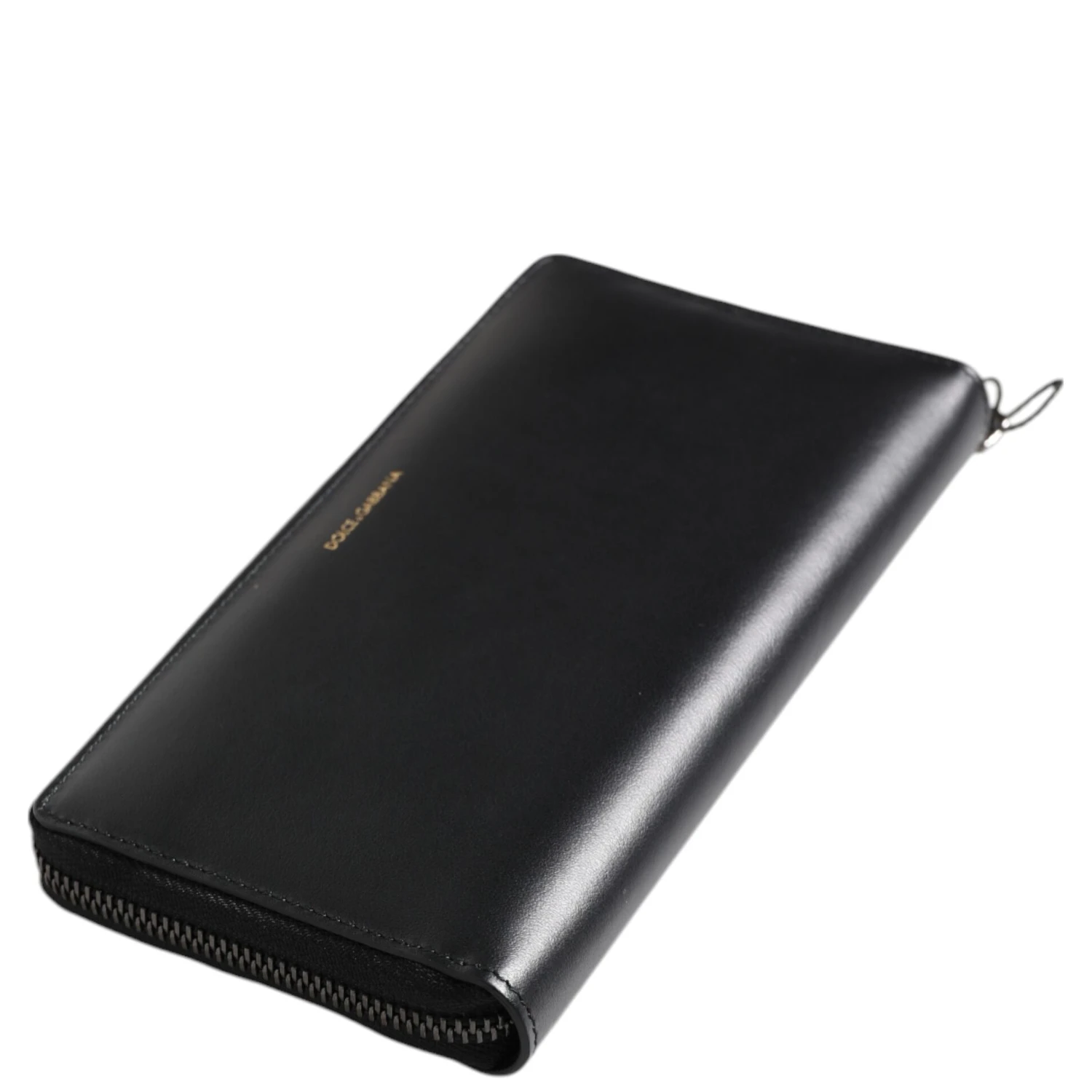 Black Blue Exotic Leather Embossed Continental Wallet