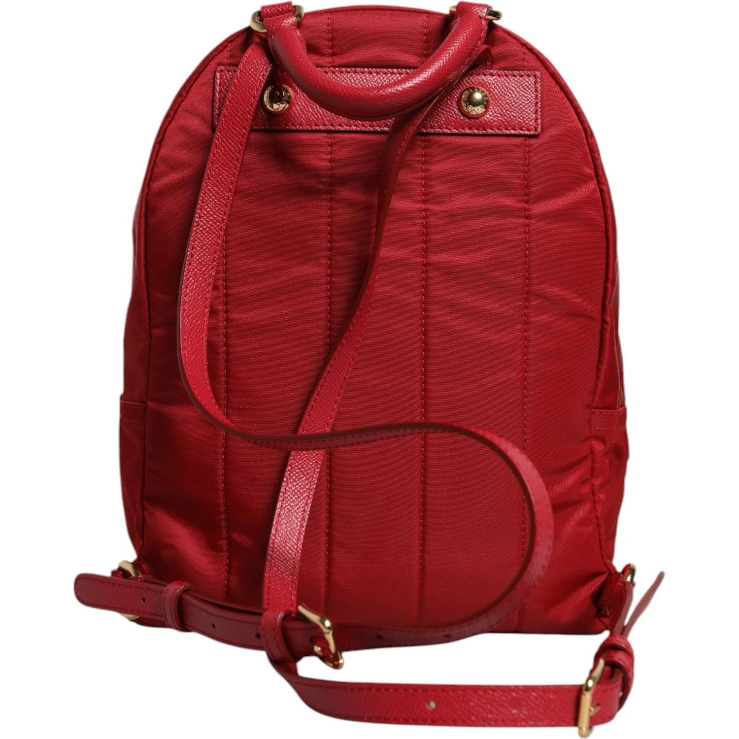 Red #DGFAMILY VULCANO Embellishment Backpack Bag
