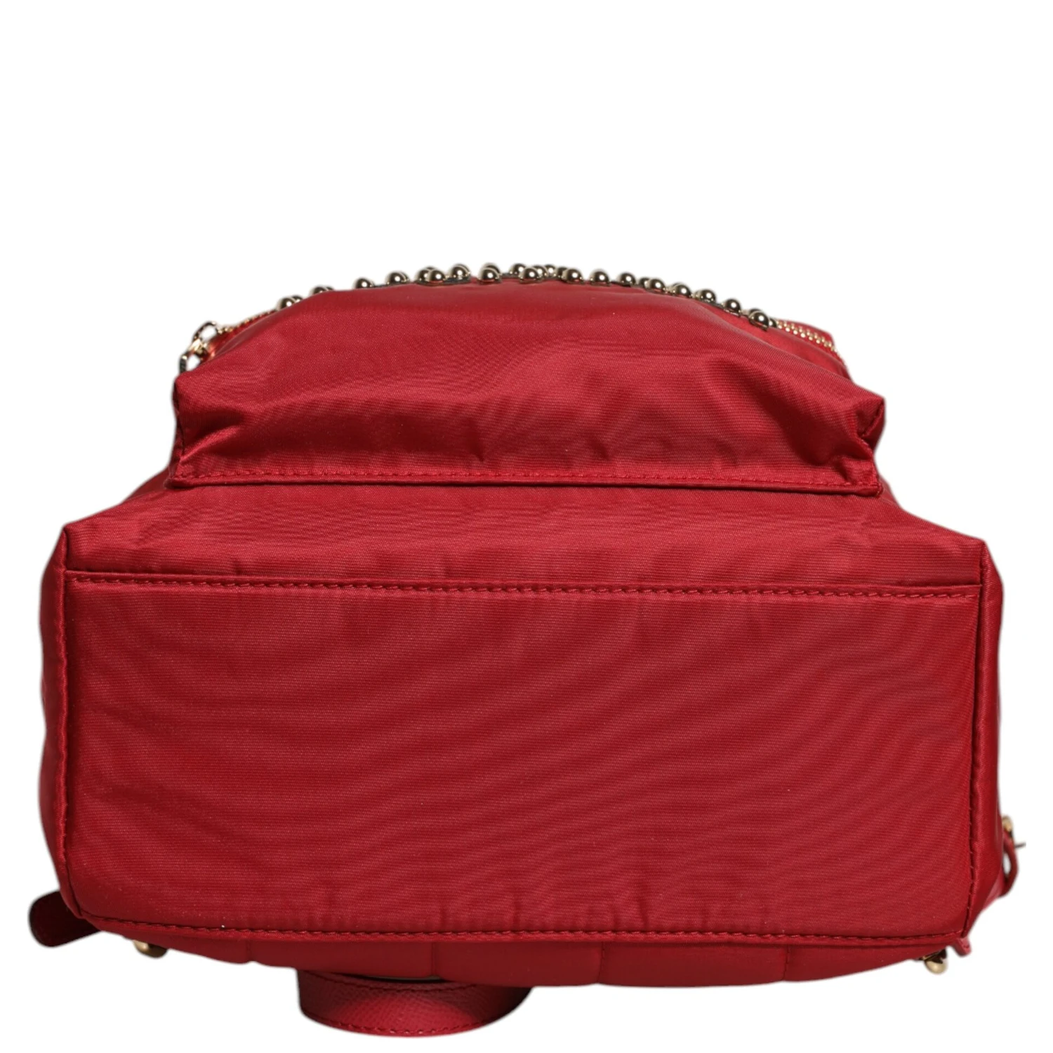 Red #DGFAMILY VULCANO Embellishment Backpack Bag