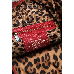 Red #DGFAMILY VULCANO Embellishment Backpack Bag