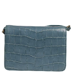 Green Exotic Leather DG Plaque Crossbody Mini Bag