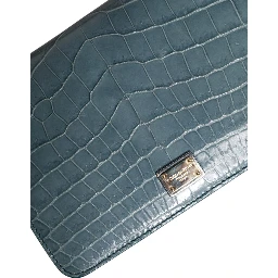 Green Exotic Leather DG Plaque Crossbody Mini Bag