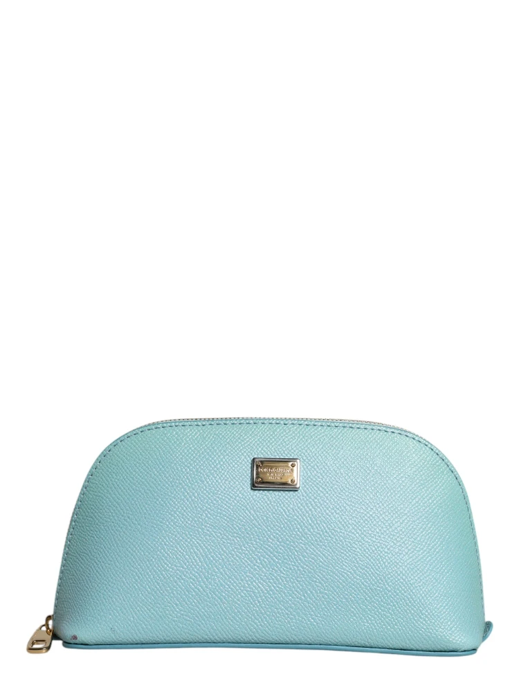 Light Blue Leather Handbag Clutch Mini Purse Pouch Bag alternative