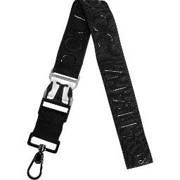 Black Stretch Polyester Rubberised DG Logo Keychain